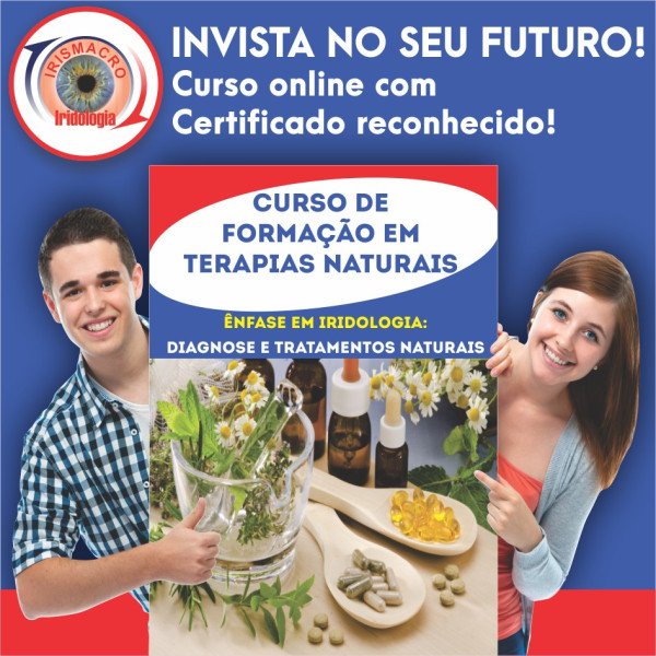 CURSO DE FORMAÇÃO EM TERAPIAS NATURAIS COM ÊNFASE EM IRIDOLOGIA